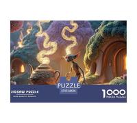 Sinoshow_24085_a_goblin_emerging_from_an_ornate_brass_lamp_cast_c1a9b30b-1ec9-4ef7-8da4-9d875a5568a5_4 1000 Pieces Jigsaw Fun Challenging & Brainteasing Puzzle Game, Stress Releasing Family Game, Fam