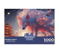Sinoshow_24085_a_gray_wolf_with_purple_and_pink_fur_stands_next_89de5582-a04e-4e71-bc87-5516bae7628a_4 1000 Pieces Puzzles Impossible Hard Difficult Puzzle Game, Unique Challenging Educational Toys,