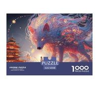 Sinoshow_24085_a_gray_wolf_with_purple_and_pink_fur_stands_next_89de5582-a04e-4e71-bc87-5516bae7628a_4 1000 Pieces Puzzles Challenging And Educational Jigsaw Puzzle, Unique Challenging Educational To