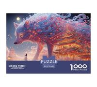Sinoshow_24085_a_gray_wolf_with_purple_and_pink_fur_stands_next_89de5582-a04e-4e71-bc87-5516bae7628a_1 1000 Pieces Jigsaw Fun Challenging & Brainteasing Jigsaw Puzzle, Stress Releasing Family Game, B