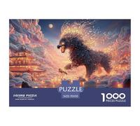 Sinoshow_24085_a_griffin_with_black_scales_and_fire_in_its_eyes_99271c9c-7e48-4194-8dc7-8f36ae9e1ff4_2 1000 Pieces Puzzles Challenging And Educational Jigsaw Puzzle, Unique Challenging Educational To