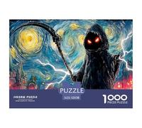 Sinoshow_24085_a_grim_reaper_with_glowing_red_eyes_and_a_black__7a1436ee-13ce-49b8-8ba0-1085b904260f_3 1000 Pieces Puzzles Impossible Hard Difficult Puzzle Game, Stress Releasing Family Game, Birthda