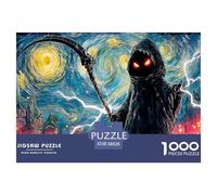 Sinoshow_24085_a_grim_reaper_with_glowing_red_eyes_and_a_black__7a1436ee-13ce-49b8-8ba0-1085b904260f_3 1000 Pieces Jigsaw Fun Challenging & Brainteasing Jigsaw Puzzle, Stress Releasing Family Game, B