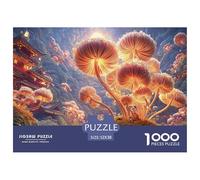 Sinoshow_24085_a_group_of_mushrooms_growing_on_moss_surrounded__ab36d96c-d922-4dd6-a627-6378ea3d7a34_4 1000 Pieces Jigsaw Fun Challenging & Brainteasing Puzzle Game, Vibrant Imagery, F