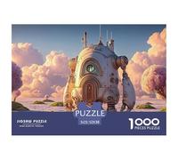 Sinoshow_24085_a_huge_silver_robot_with_four_legs_stands_on_the_891875a9-7d44-4940-acb7-c9f0377ed634_1 1000 Pieces Puzzles Impossible Hard Difficult Puzzle Game, Unique Challenging Educational Toys,