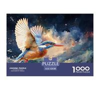 Sinoshow_24085_a_kingfisher_bird_soaring_over_the_water_its_col_f96d5f63-245a-4eb5-91f6-9ff4ceab7737_3 1000 Pieces Puzzles Challenging And Educational Jigsaw Puzzle, Unique Challenging Educational To