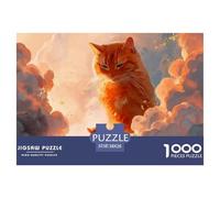 Sinoshow_24085_a_large_orange_cat_is_stepping_on_the_small_kitt_619836ba-49f5-4c41-b80a-bdce54b18584_1 1000 Pieces Puzzles Impossible Hard Difficult Puzzle Game, Unique Challenging Educational Toys,