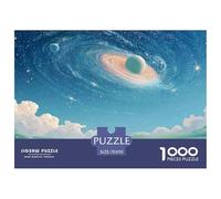 Sinoshow_24085_a_large_planet_floats_in_the_vast_starry_sky_sur_d1390990-80d7-4fd9-8078-68b3d449e840_4 1000 Pieces Jigsaw Fun Challenging & Brainteasing Jigsaw Puzzle, Unique Challenging Educational