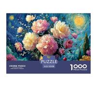 Sinoshow_24085_a_large_vase_of_pink_and_white_peonies_with_some_c95b2bf0-6cde-470e-8ba0-528c38e474bc_4 1000 Pieces Jigsaw Fun Challenging & Brainteasing Jigsaw Puzzle, Stress Releasing Family Game, B