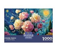 Sinoshow_24085_a_large_vase_of_pink_and_white_peonies_with_some_c95b2bf0-6cde-470e-8ba0-528c38e474bc_4 1000 Pieces Puzzles Impossible Hard Difficult Jigsaw Puzzle, Vibrant Imagery, Fam