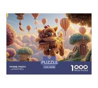 Sinoshow_24085_a_lively_and_festive_chinese_lion_dance_flying_t_cdb86dcf-2163-4aff-97e9-47ffff0d003c_3 1000 Pieces Jigsaw Fun Challenging & Brainteasing Puzzle Game, Unique Challenging Educational To