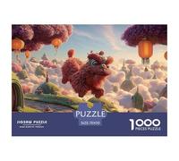 Sinoshow_24085_a_lively_and_festive_chinese_lion_dance_flying_t_cdb86dcf-2163-4aff-97e9-47ffff0d003c_2 1000 Pieces Puzzles Impossible Hard Difficult Puzzle Game, Unique Challenging Educational Toys,