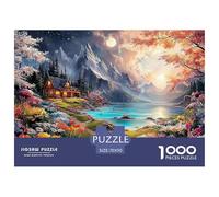 Sinoshow_24085_a_log_cabin_in_the_distance_a_winding_path_leadi_132c7bd5-b91e-488b-89f0-bced5248b6b1_1 1000 Pieces Jigsaw Fun Challenging & Brainteasing Puzzle Game, Unique Challenging Educational To