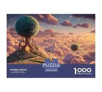 Sinoshow_24085_a_long_and_winding_road_leading_to_the_sky_with__c9069923-ca19-4bff-be12-e44299f2d676_3 1000 Pieces Puzzles Challenging And Educational Jigsaw Puzzle, Unique Challenging Educational To