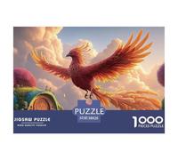 Sinoshow_24085_a_majestic_phoenix_soaring_in_the_sky_its_vibran_0c3bf884-1145-418b-b337-ed3e97d49412_4 1000 Pieces Jigsaw Fun Challenging & Brainteasing Jigsaw Puzzle, Vibrant Imagery