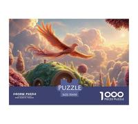 Sinoshow_24085_a_majestic_phoenix_soaring_in_the_sky_its_vibran_0c3bf884-1145-418b-b337-ed3e97d49412_3 1000 Pieces Puzzles Impossible Hard Difficult Jigsaw Puzzle, Vibrant Imagery, Fam