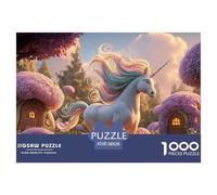Sinoshow_24085_a_majestic_unicorn_with_a_shimmering_rainbow_man_b534540e-64cd-4ff8-9896-70ae4e6d44e1_1 1000 Pieces Puzzles Impossible Hard Difficult Puzzle Game, Vibrant Imagery, Birth