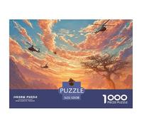 Sinoshow_24085_a_man_in_biker_gear_rides_his_motorcycle_through_c48c8f9c-359b-4751-bc20-50cf4fda4d71_1 1000 Pieces Jigsaw Fun Challenging & Brainteasing Puzzle Game, Stress Releasing Family Game, Bir
