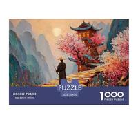 Sinoshow_24085_a_man_in_traditional_hanfu_walks_on_a_stone_road_4d91f147-e229-4f57-8cd8-6847571f7444_1 1000 Pieces Jigsaw Challenging And Educational Puzzle Game, Unique Challenging Educational Toys,