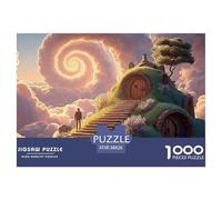 Sinoshow_24085_a_man_is_walking_up_the_stairs_in_an_endless_des_d3b0ef35-693e-44a4-b1ce-9c15cc857bc9_2 1000 Pieces Puzzles Impossible Hard Difficult Jigsaw Puzzle, Unique Challenging Educational Toys