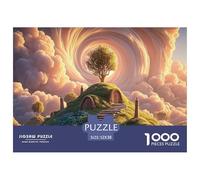 Sinoshow_24085_a_man_is_walking_up_the_stairs_in_an_endless_des_d3b0ef35-693e-44a4-b1ce-9c15cc857bc9_3 1000 Pieces Jigsaw Fun Challenging & Brainteasing Jigsaw Puzzle, Stress Releasing Family Game, B