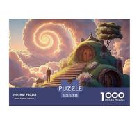 Sinoshow_24085_a_man_is_walking_up_the_stairs_in_an_endless_des_d3b0ef35-693e-44a4-b1ce-9c15cc857bc9_2 1000 Pieces Puzzles Impossible Hard Difficult Puzzle Game, Stress Releasing Family Game, Family