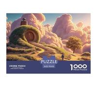 Sinoshow_24085_a_man_walking_up_the_stairs_in_desert_a_spiral_o_466f2d62-66ec-4a4f-9d16-c8cba5ef0acc_1 1000 Pieces Puzzles Impossible Hard Difficult Puzzle Game, Unique Challenging Educational Toys,