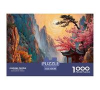 Sinoshow_24085_a_man_walks_along_the_stone_road_with_an_ancient_ee3a2c53-73da-40b3-b4b4-3438e5b98a94_3 1000 Pieces Jigsaw Challenging And Educational Puzzle Game, Stress Releasing Family Game, Birthd