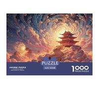 Sinoshow_24085_a_man_walks_up_the_stairs_to_heaven_surrounded_b_b2e5f311-fbef-4d25-9186-960783775759_2 1000 Pieces Jigsaw Fun Challenging & Brainteasing Puzzle Game, Unique Challenging Educational To