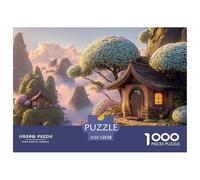 Sinoshow_24085_a_miniature_house_on_the_edge_of_a_cliff_with_wh_356e45ef-01ad-4b60-a586-3ecc2ac16376_3 1000 Pieces Puzzles Impossible Hard Difficult Jigsaw Puzzle, Vibrant Imagery, Bir