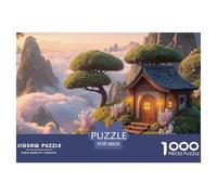 Sinoshow_24085_a_miniature_house_on_the_edge_of_a_cliff_with_wh_356e45ef-01ad-4b60-a586-3ecc2ac16376_1 1000 Pieces Jigsaw Fun Challenging & Brainteasing Puzzle Game, Stress Releasing Family Game, Fam