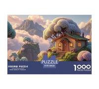 Sinoshow_24085_a_miniature_house_on_the_edge_of_a_cliff_with_wh_356e45ef-01ad-4b60-a586-3ecc2ac16376_2 1000 Pieces Puzzles Impossible Hard Difficult Jigsaw Puzzle, Stress Releasing Family Game, Birth