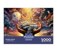 Sinoshow_24085_a_pair_of_hands_holding_an_overflowing_stack_of__778429a8-4db8-41b8-9ac9-f93c83fe598b_3 1000 Pieces Jigsaw Fun Challenging & Brainteasing Jigsaw Puzzle, Vibrant Imagery