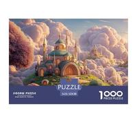 Sinoshow_24085_a_palace_surrounded_by_trees_and_flowers_illumin_27573953-7f89-4b67-ab0b-ebf8f5a74e7d_1 1000 Pieces Jigsaw Fun Challenging & Brainteasing Puzzle Game, Vibrant Imagery, B