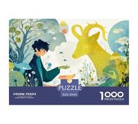 Sinoshow_24085_a_person_is_interacting_with_animals_such_as_dee_de454280-f537-430c-821e-941da49e332d_3 1000 Pieces Jigsaw Fun Challenging & Brainteasing Puzzle Game, Stress Releasing Family Game, Fam