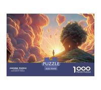 Sinoshow_24085_a_person_walking_on_the_path_of_light_surrounded_0376f19b-13f6-4375-9f90-358ef409bd6d_1 1000 Pieces Jigsaw Fun Challenging & Brainteasing Jigsaw Puzzle, Stress Releasing Family Game, F
