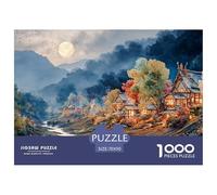 Sinoshow_24085_a_picturesque_autumn_village_nestled_in_the_hear_9d9f44c6-7546-4dba-a5cb-52e3bbdbce6a_2 1000 Pieces Puzzles Impossible Hard Difficult Puzzle Game, Vibrant Imagery, Famil