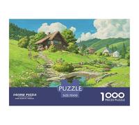 Sinoshow_24085_a_picturesque_countryside_scene_with_rolling_hil_d9b293ea-94a2-4ef4-8711-e59ad653a551_2 1000 Pieces Puzzles Impossible Hard Difficult Puzzle Game, Stress Releasing Family Game, Birthda