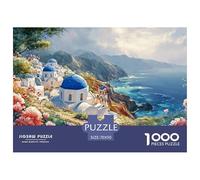 Sinoshow_24085_a_picturesque_scene_of_santorini_with_its_white__8e04e3eb-749c-45e5-ad5d-992f7d3e2d98_3 1000 Pieces Jigsaw Fun Challenging & Brainteasing Puzzle Game, Stress Releasing Family Game, Fam