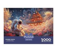 Sinoshow_24085_a_real_astronaut_in_a_space_suit_holding_their_c_c26716ed-72b5-474e-acc3-2df754392d25_1 1000 Pieces Puzzles Challenging And Educational Jigsaw Puzzle, Unique Challenging Educational To