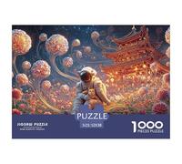 Sinoshow_24085_a_real_astronaut_in_a_space_suit_holding_their_c_c26716ed-72b5-474e-acc3-2df754392d25_3 1000 Pieces Jigsaw Fun Challenging & Brainteasing Jigsaw Puzzle, Vibrant Imagery