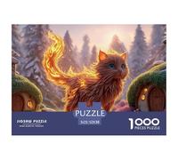 Sinoshow_24085_a_red_cat_with_glowing_fire_on_its_body_in_the_s_d0f20e95-b84d-4f91-b6e6-0e930f4c658e_4 1000 Pieces Jigsaw Fun Challenging & Brainteasing Puzzle Game, Unique Challenging Educational To