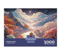 Sinoshow_24085_a_river_flows_between_the_mountains_in_the_style_74372cd3-e7aa-4fc2-98f1-3b2c2416cba9_4 1000 Pieces Puzzles Impossible Hard Difficult Jigsaw Puzzle, Stress Releasing Family Game, Birth
