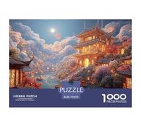 Sinoshow_24085_a_serene_landscape_with_traditional_architecture_da8ecef1-b747-42b8-a725-c10406adc429_2 1000 Pieces Puzzles Impossible Hard Difficult Puzzle Game, Stress Releasing Family Game, Birthda