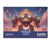 Sinoshow_24085_a_silver_and_pink_mecha_robot_with_four_large_ey_9785f432-7a80-4f63-a6b8-7f1ceecbd99a_3 1000 Pieces Puzzles Impossible Hard Difficult Jigsaw Puzzle, Stress Releasing Family Game, Birth