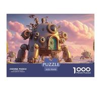 Sinoshow_24085_a_silver_robot_with_four_large_metallic_legs_sta_fea4856b-350f-4dfe-be64-014641915991_3 1000 Pieces Puzzles Impossible Hard Difficult Puzzle Game, Vibrant Imagery, Birth