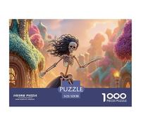 Sinoshow_24085_a_skeleton_woman_dancing_in_the_style_of_picasso_67d4395b-7dfc-4aaa-8e35-07d917ce9e8d_2 1000 Pieces Puzzles Impossible Hard Difficult Jigsaw Puzzle, Vibrant Imagery, Bir