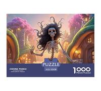 Sinoshow_24085_a_skeleton_woman_dancing_in_the_style_of_picasso_67d4395b-7dfc-4aaa-8e35-07d917ce9e8d_1 1000 Pieces Puzzles Impossible Hard Difficult Puzzle Game, Unique Challenging Educational Toys,