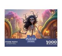 Sinoshow_24085_a_skeleton_woman_dancing_in_the_style_of_picasso_67d4395b-7dfc-4aaa-8e35-07d917ce9e8d_1 1000 Pieces Puzzles Impossible Hard Difficult Puzzle Game, Unique Challenging Educational Toys,