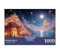 Sinoshow_24085_a_small_italian_village_with_the_sea_in_the_back_ffb53d0e-bdaf-41dd-a711-8e347a111a4a_3 1000 Pieces Jigsaw Fun Challenging & Brainteasing Jigsaw Puzzle, Vibrant Imagery